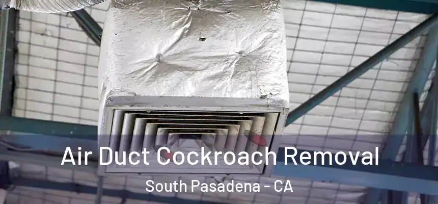 Air Duct Cockroach Removal South Pasadena - CA
